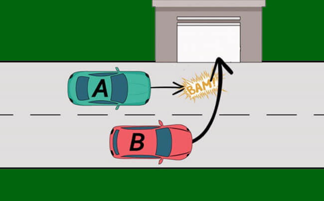 Changement de bande : qui est responsable en cas d'accident ? (2026)